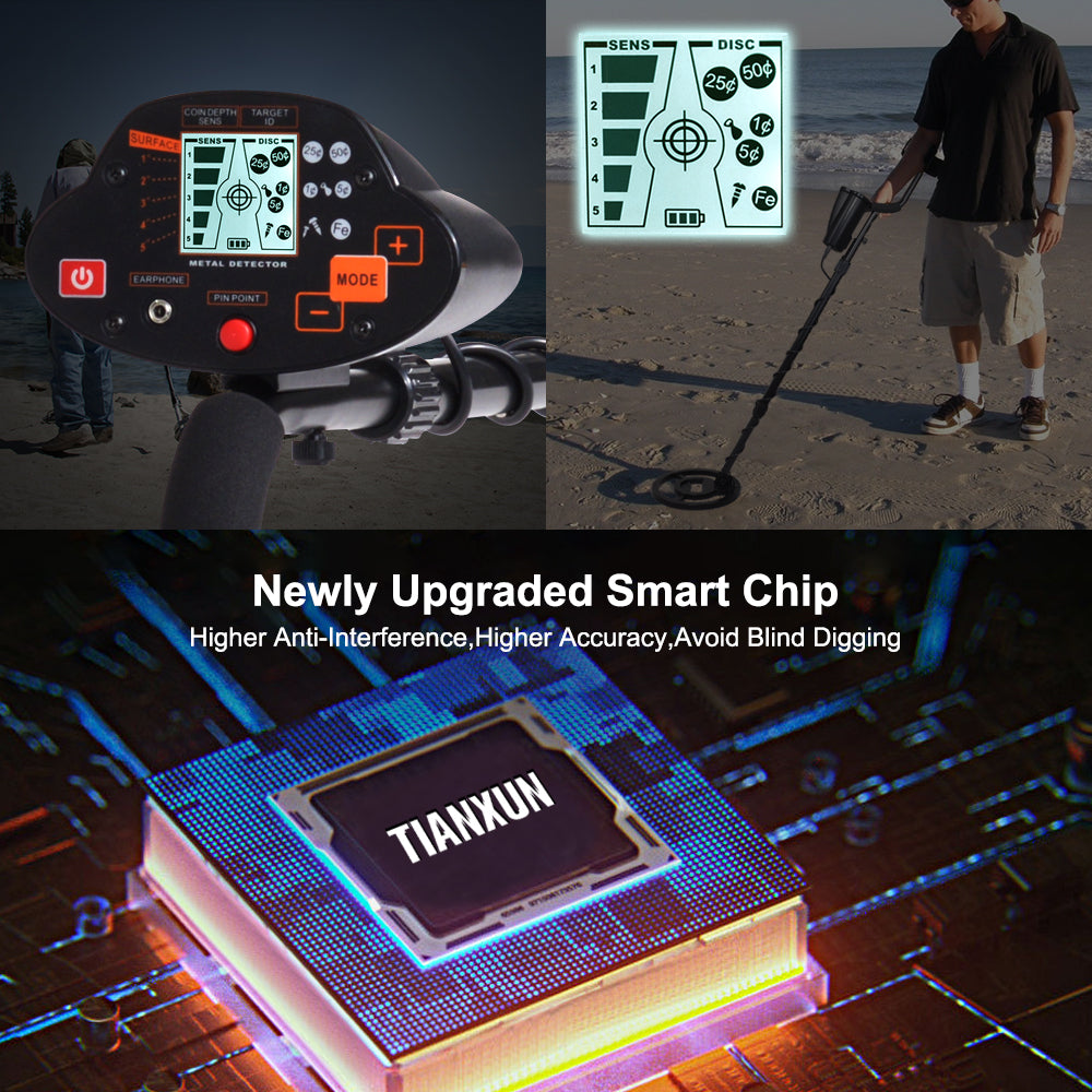 Long Range Treasure Underground gold metal detector MD-5030 Detect Pipelines Cables Scan metal Articles