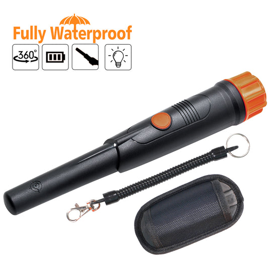 Waterproof Pinpointer Underwater Metal Detector Gold Pinpoint MD-720 Audio Alert & Vibration & LED Light