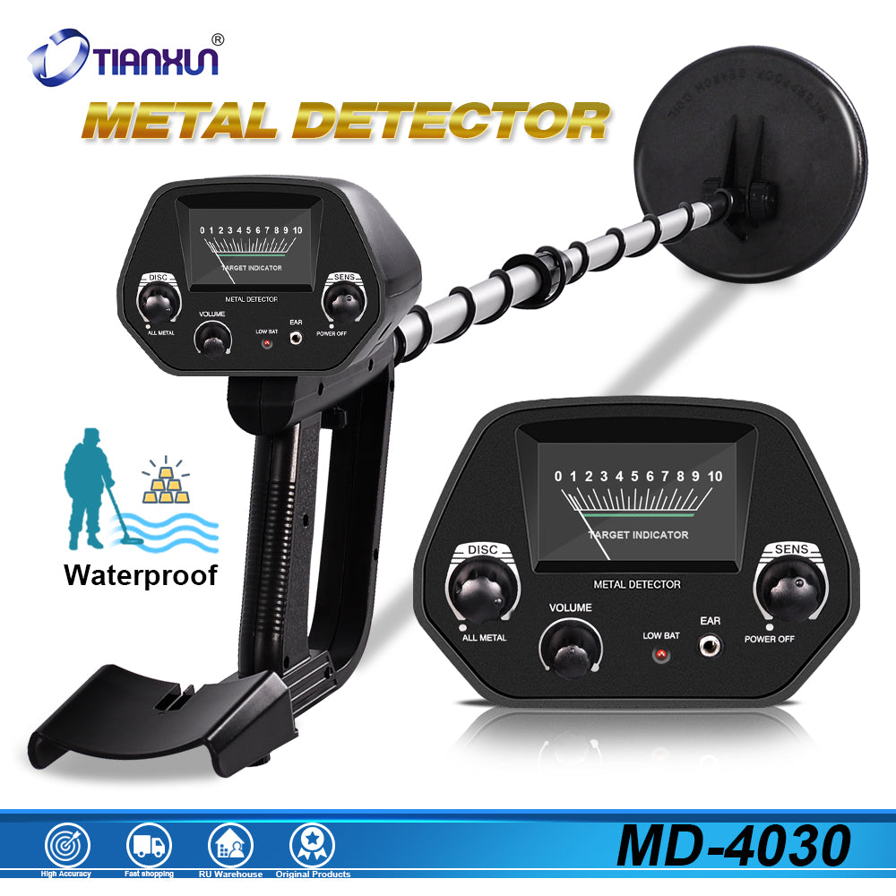 Metal detector MD4030 Metal Detectors Pinpointer Professional Gold Detector Treasure Finder Depth Electronic Measuring Finder