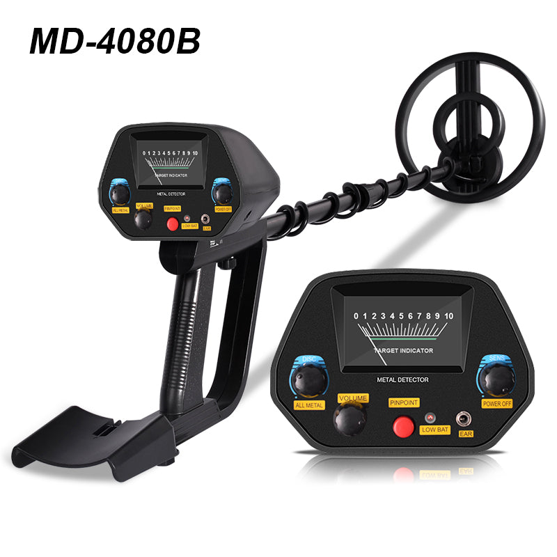 MD-4080 Professional Metal Detector Pinpointer Gold Digger Finder Waterproof Metal Detector Underground Gold Detecting Tool