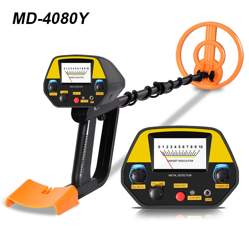 MD-4080 Professional Metal Detector Pinpointer Gold Digger Finder Waterproof Metal Detector Underground Gold Detecting Tool