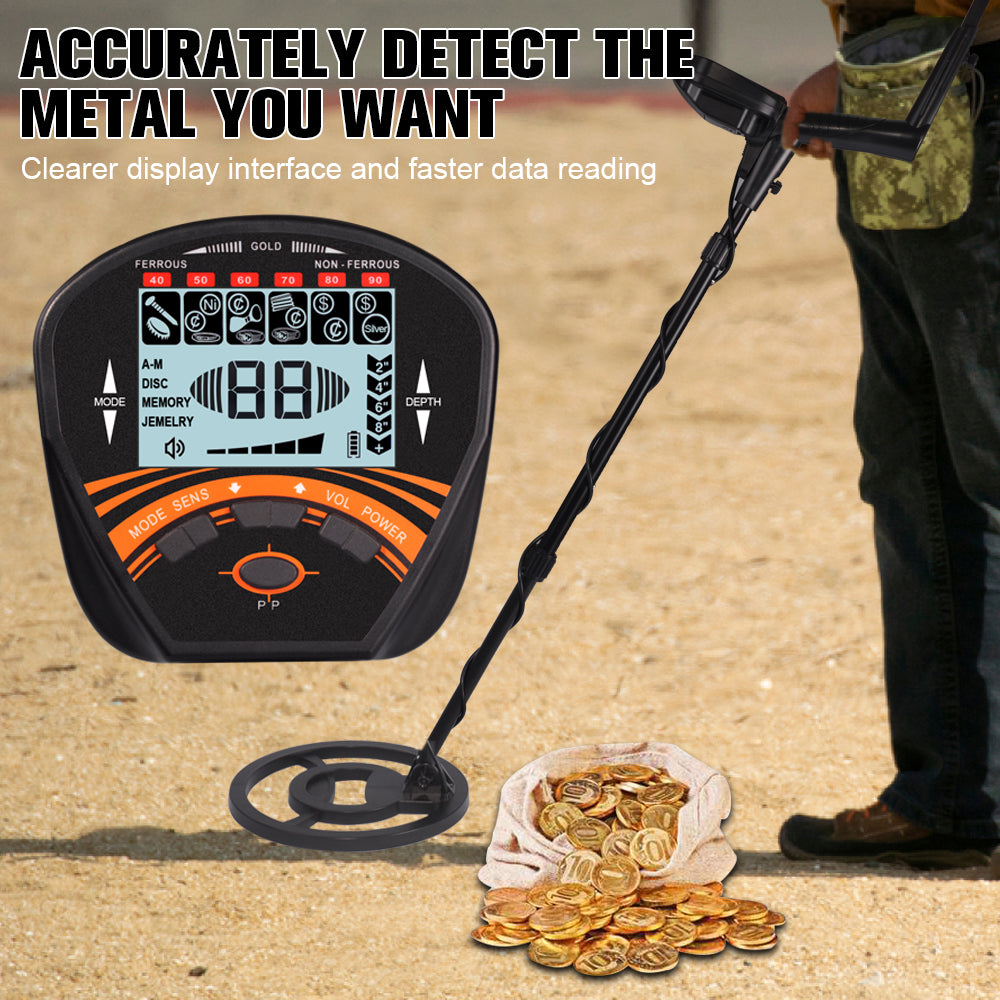 MD-810 Metal Detector Underground Professional Depth Search Finder Gold Detector Treasure Hunter Detecting Pinpoint Waterproof