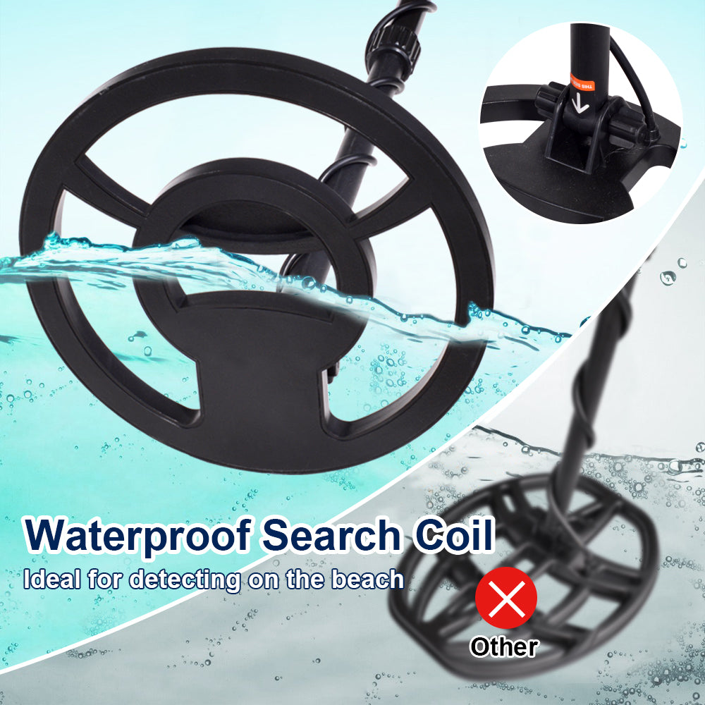 Underground Metal Detector MD-5031 Precise Positioning with Waterproof Search Coil And Discrimination Function LCD Display