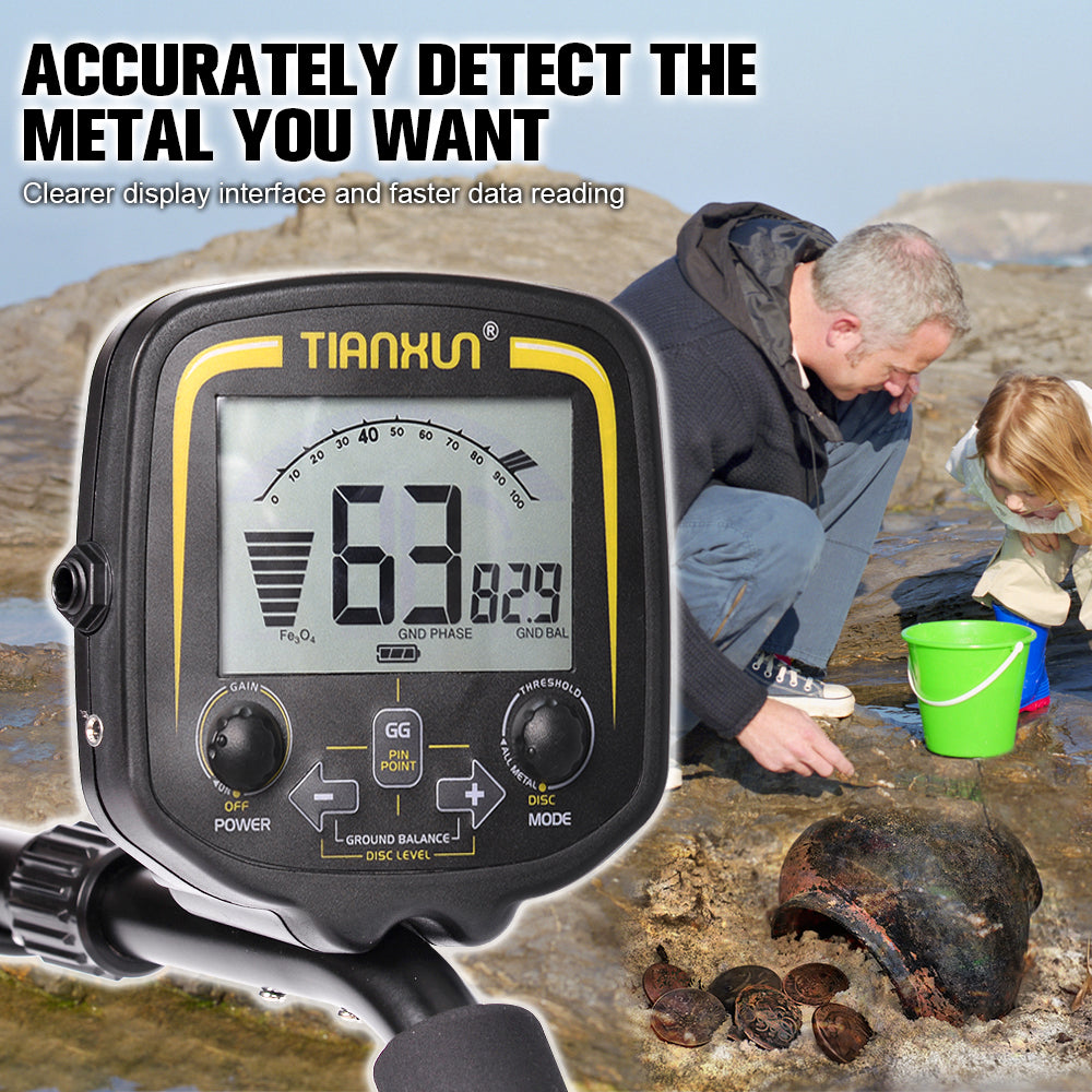 TX-850 Professional Metal Detector Underground Depth 2.5m Scanner Search Finder Gold Detector Treasure Hunter Pinpointer