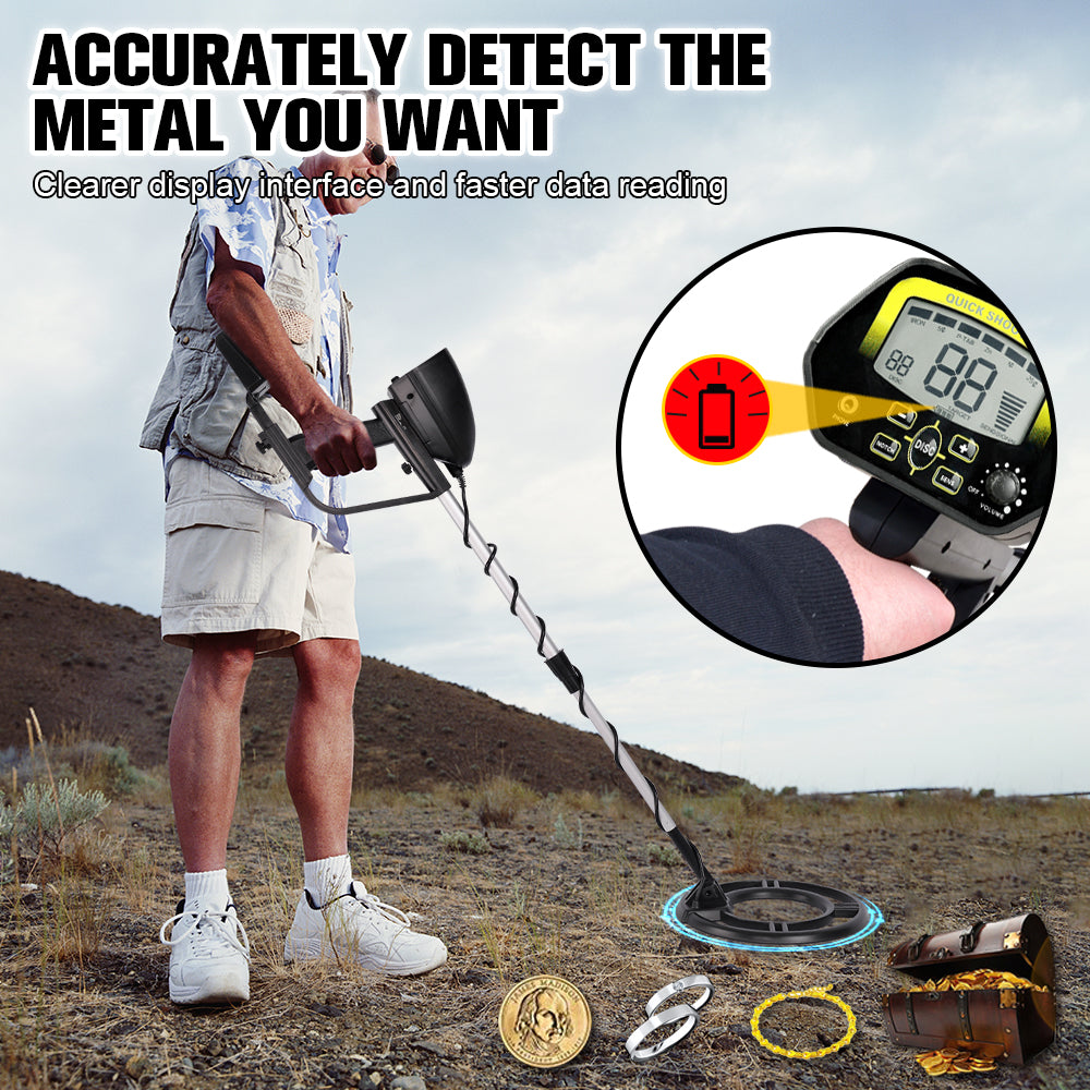 MD4060 Metal Detector High Pinpointer Gold Detectors Jewelry Treasure Hunter Performance Underground Detecting Equipment