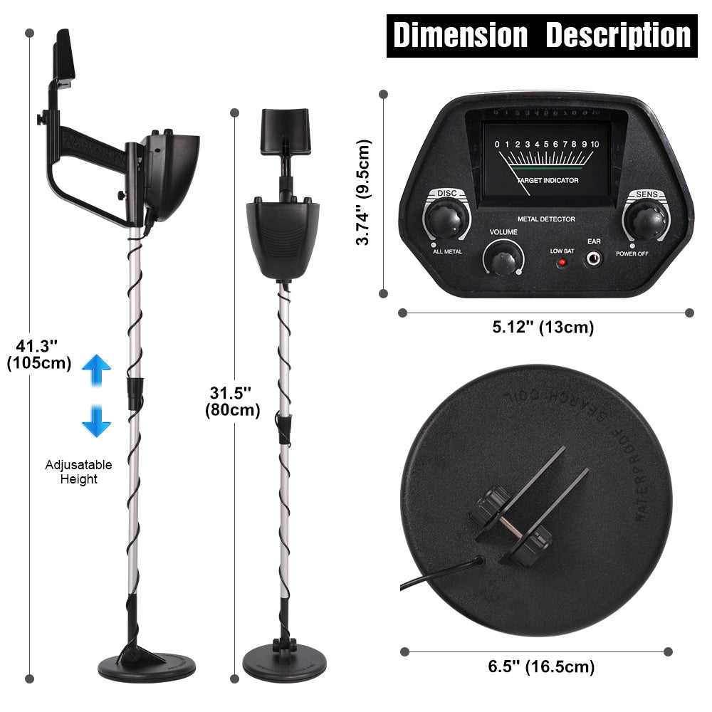 Metal detector MD4030 Metal Detectors Pinpointer Professional Gold Detector Treasure Finder Depth Electronic Measuring Finder