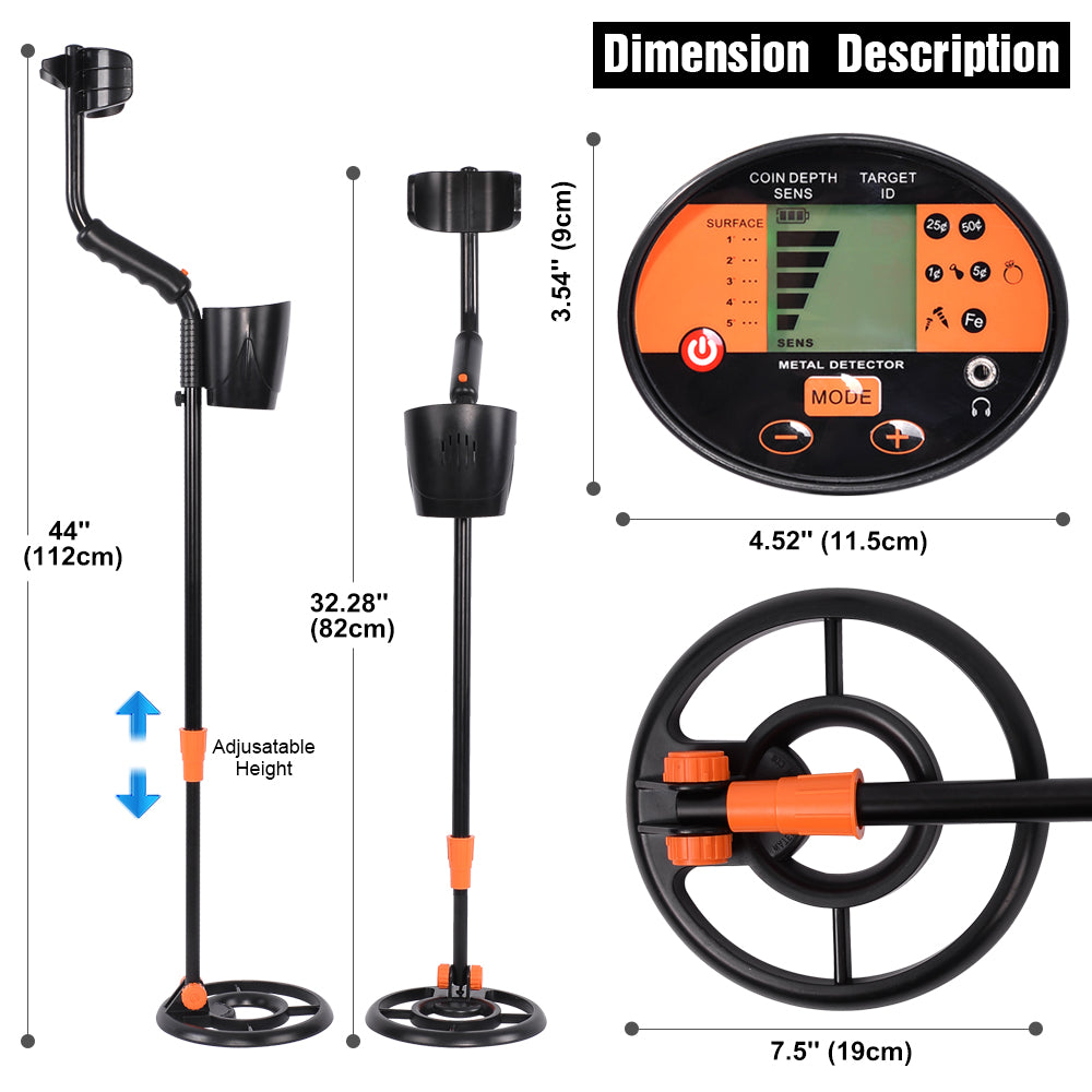 MD-3060 Underground Gold Metal Detector Long Range Deep Super Gold Metal Detector Search Finder Gold Detector Hunter