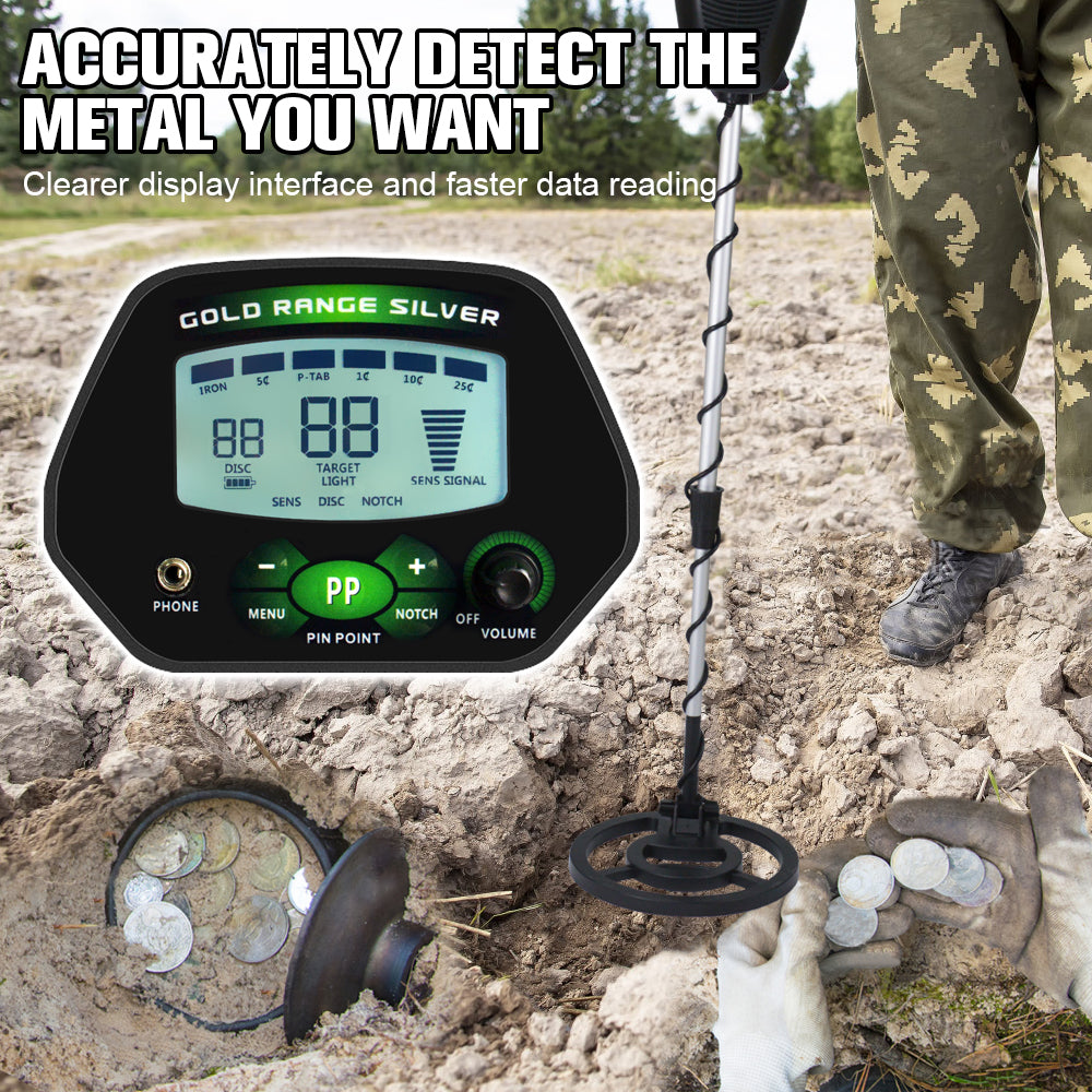 MD-4090 Professional Metal Detector Underground Gold Detector High Accuracy Metal Finder Waterproof Search Coil Seeker Treasure