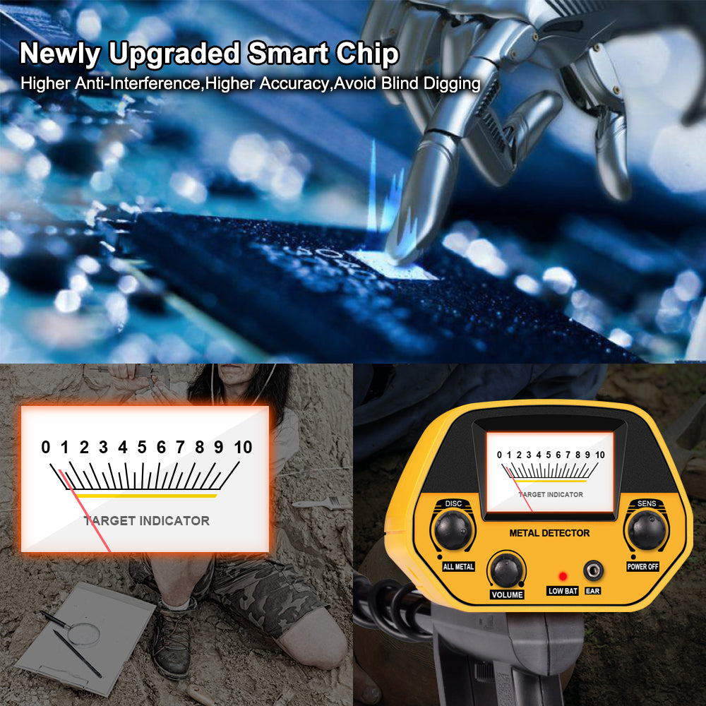 MD-5090 Profi Metalldetektor – Für Erwachsene Und Kinder, IP68, 6,6 KHz